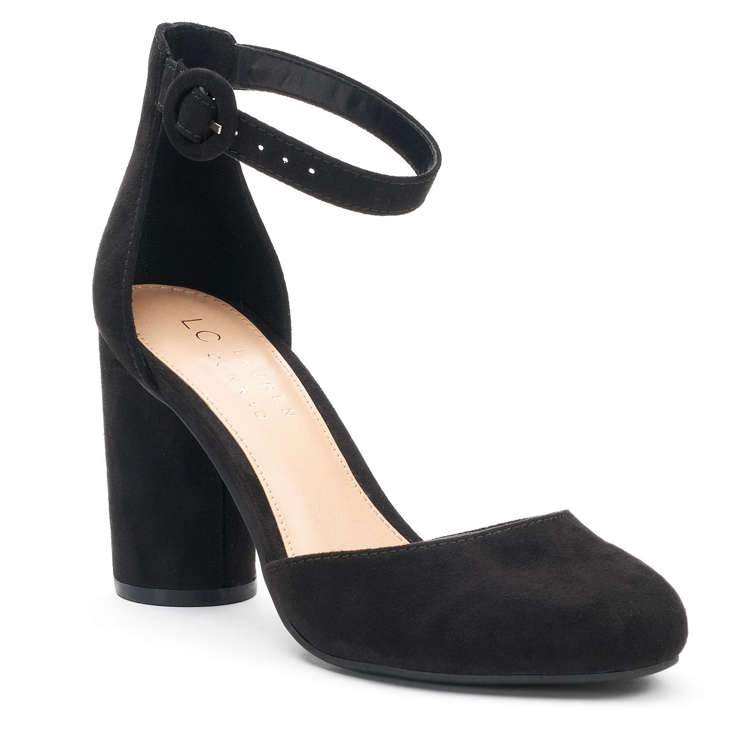 kohls black high heels