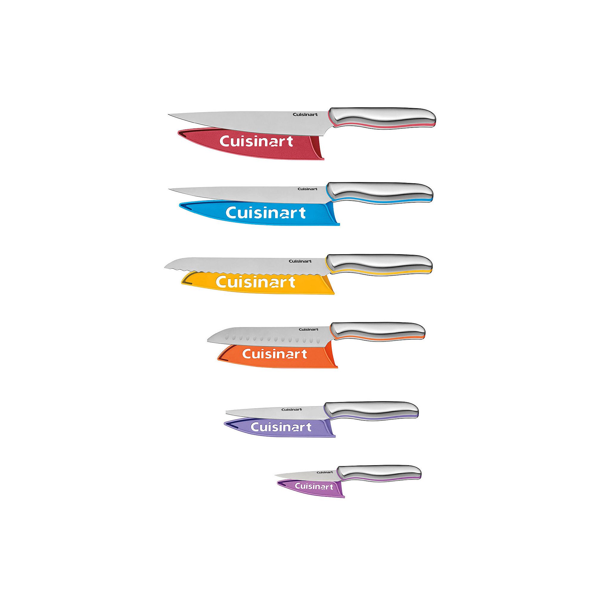Cuisinart® 12-pc. Color Band Knife Set with Blade Guards
