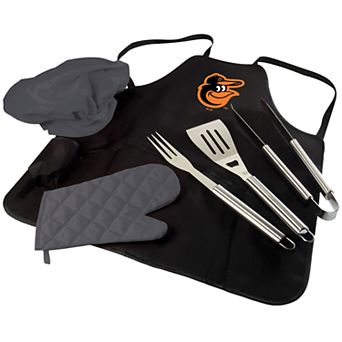Picnic Time Baltimore Orioles BBQ Apron, Utensil & Tote Set