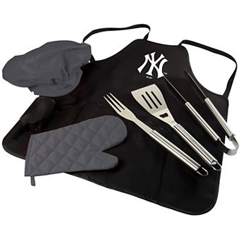 Picnic Time New York Yankees BBQ Apron, Utensil & Tote Set