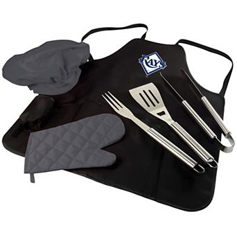 Picnic Time Tampa Bay Rays BBQ Apron, Utensil & Tote Set