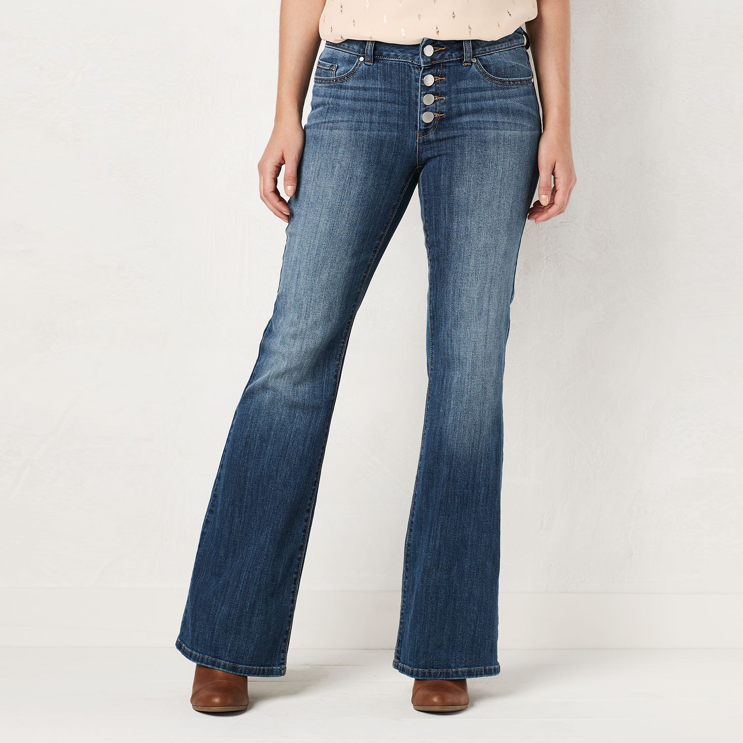 kohls wide leg jeans