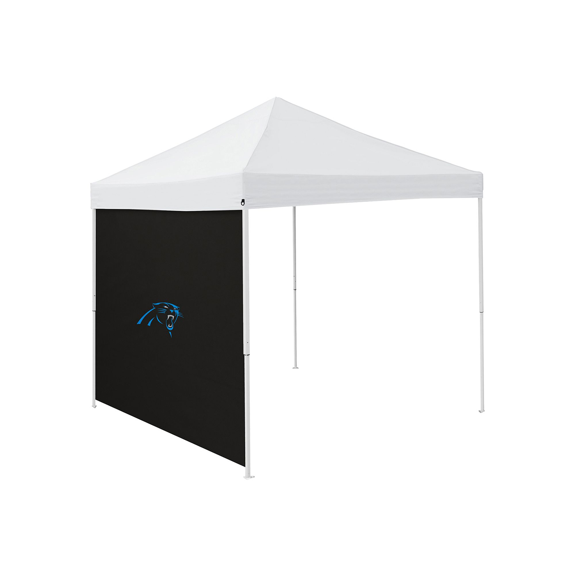 Logo Brands Carolina Panthers Tent Side Panel, Black