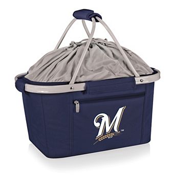 Picnic Time Milwaukee Brewers Insulated Picnic Basket
