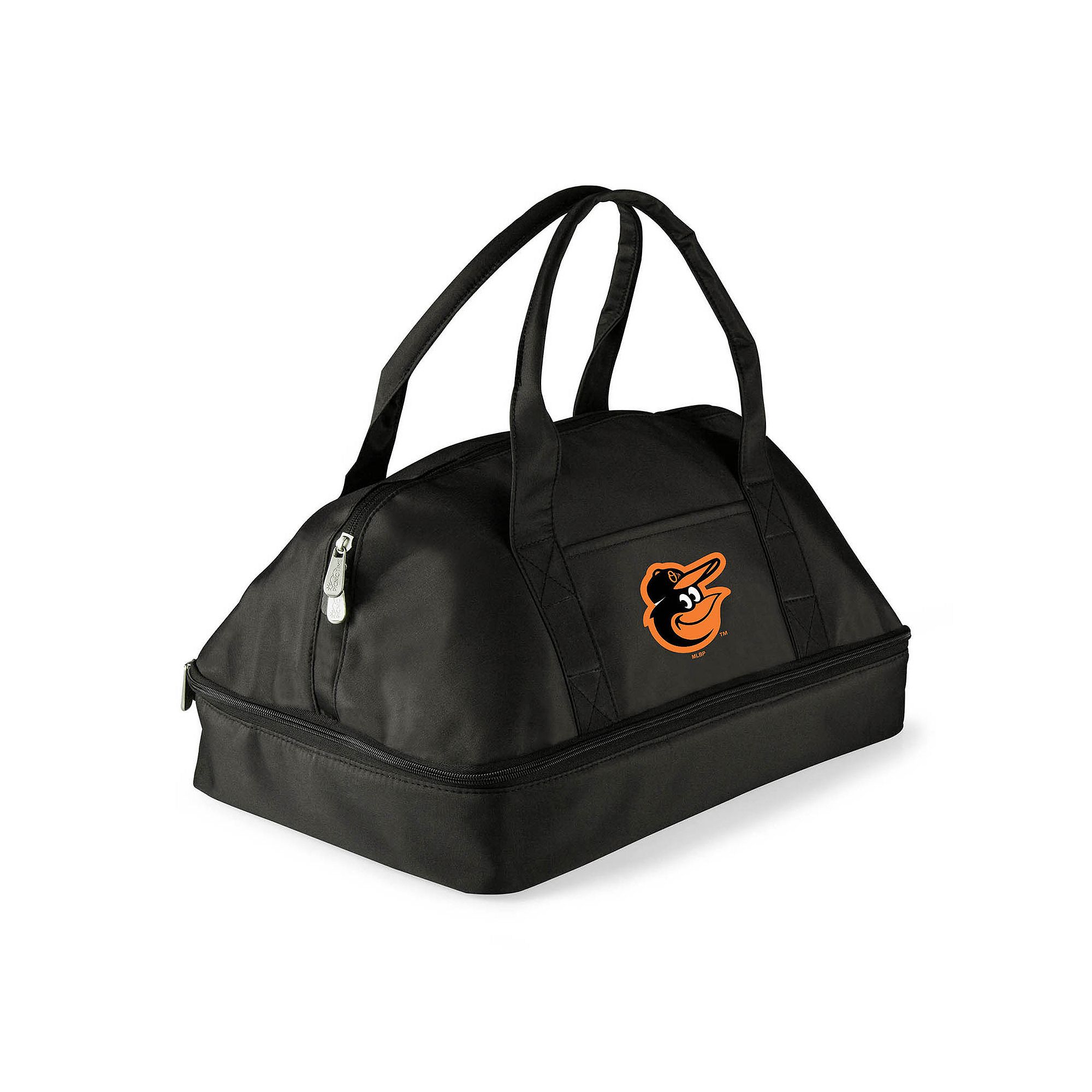 Picnic Time Baltimore Orioles Potluck Insulated Casserole Tote, Black