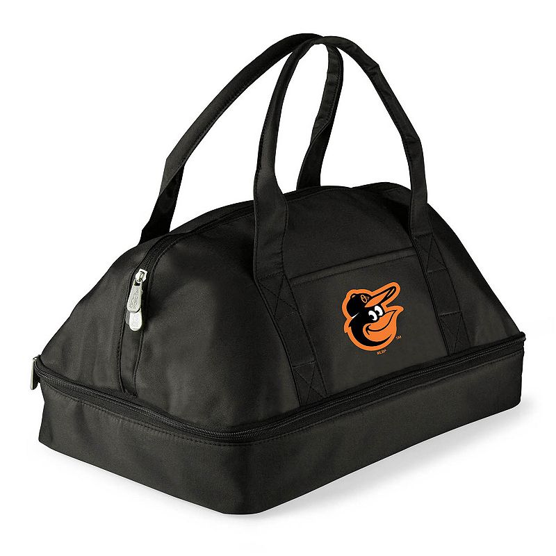 Picnic Time Baltimore Orioles Potluck Insulated Casserole Tote, Black
