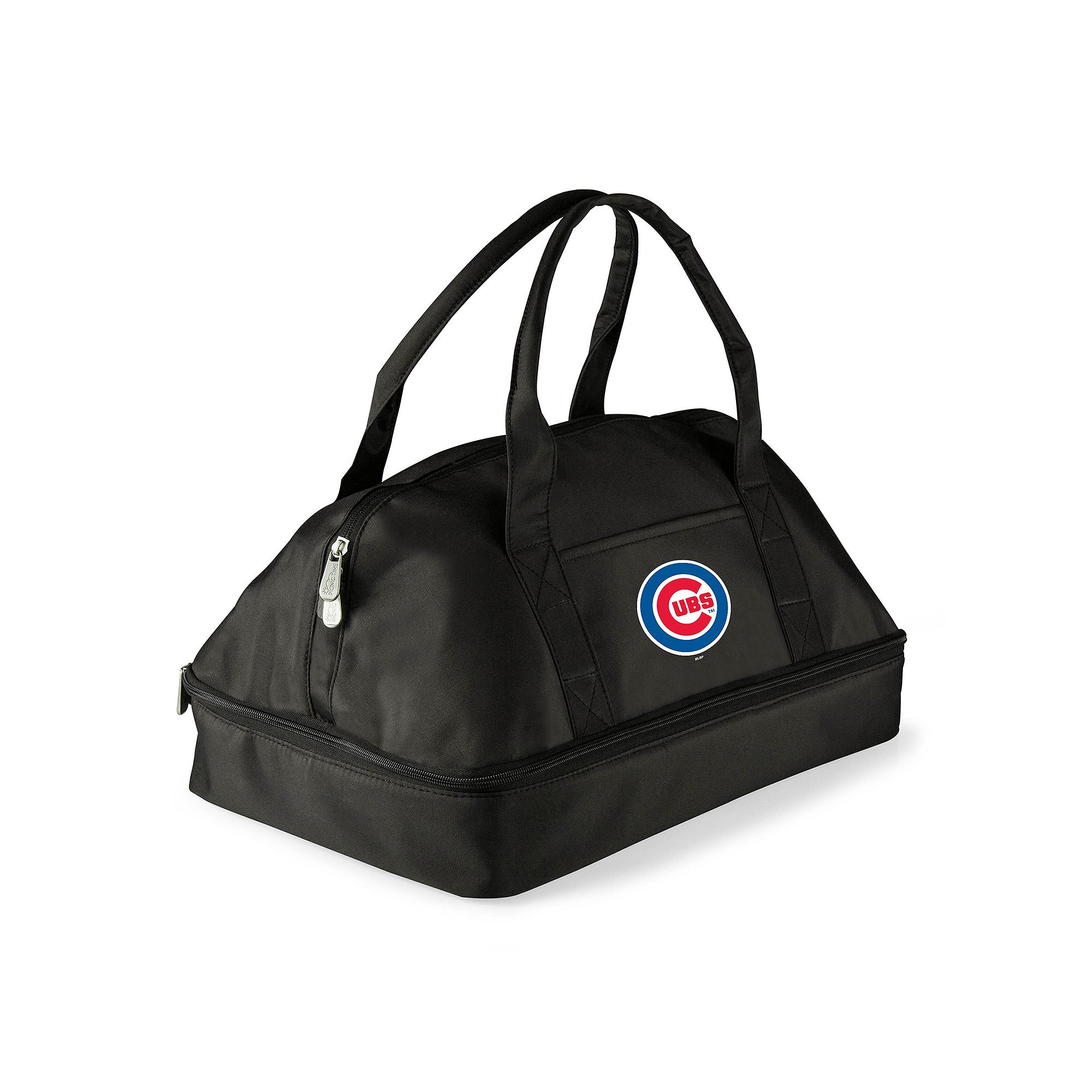 Picnic Time Chicago Cubs Potluck Insulated Casserole Tote, Black