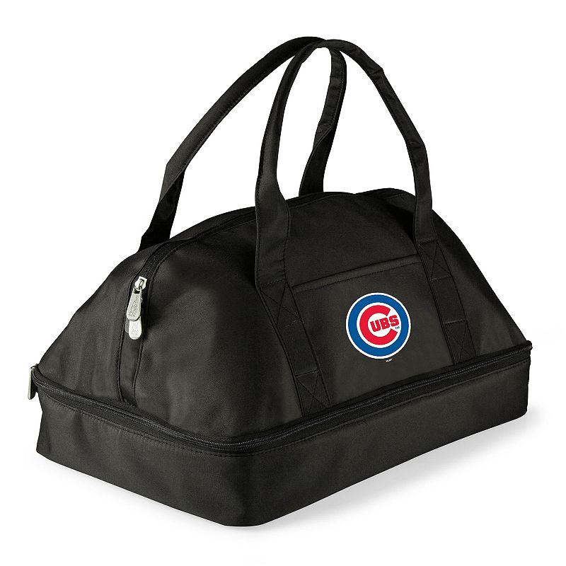 Picnic Time Chicago Cubs Potluck Insulated Casserole Tote, Black