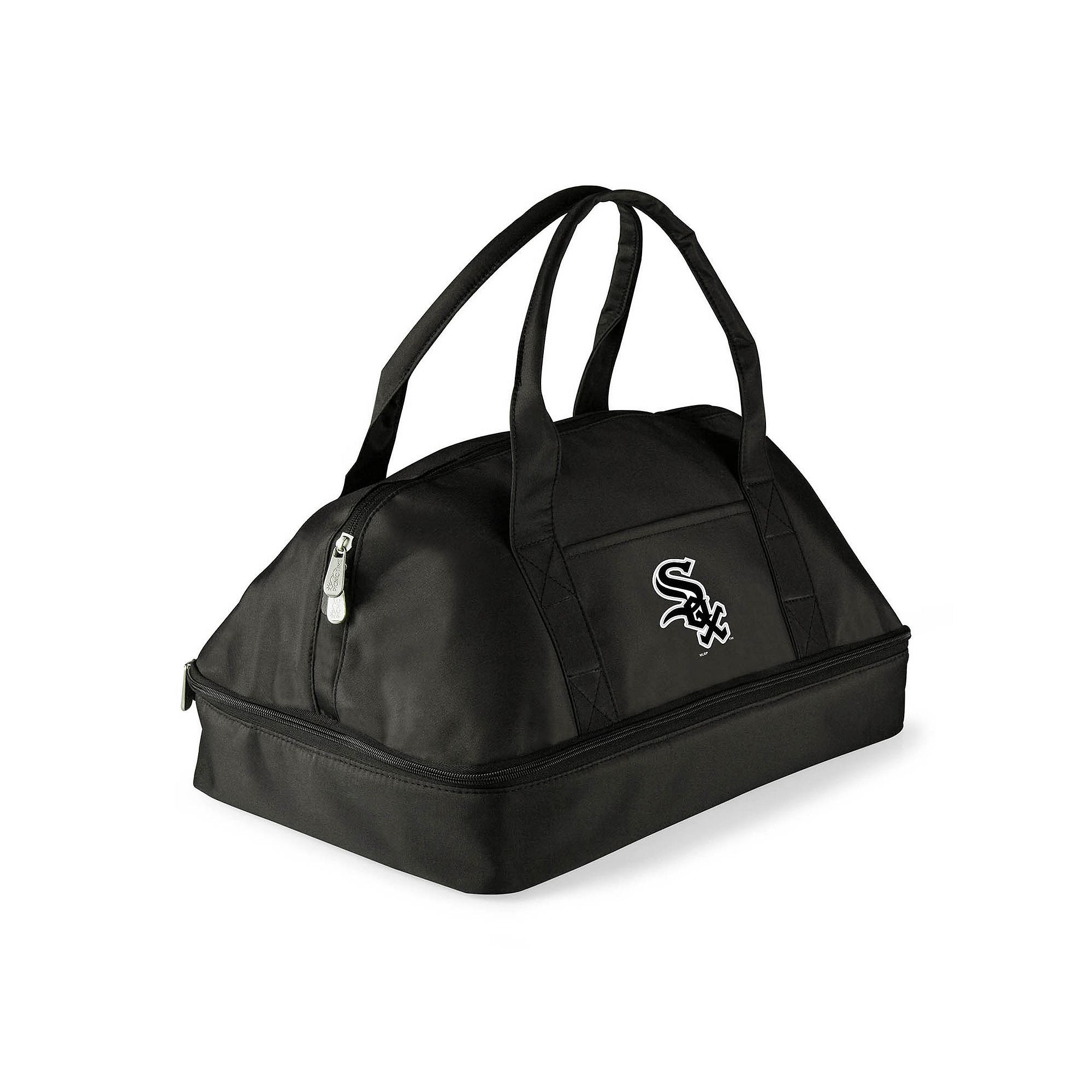 Picnic Time Chicago White Sox Potluck Insulated Casserole Tote, Black