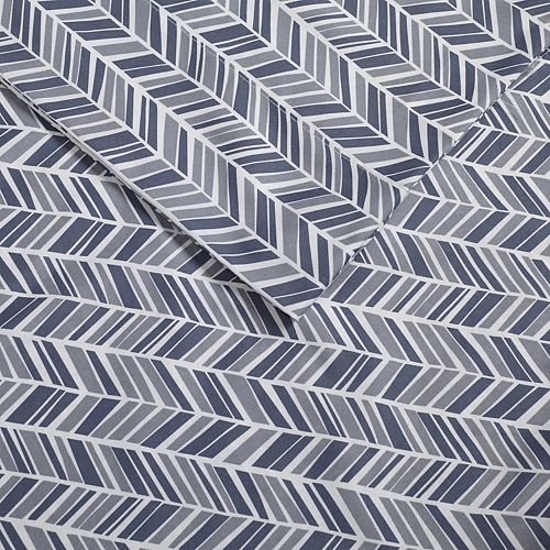 Madison Park Essentials Chevron Microfiber Sheet Set