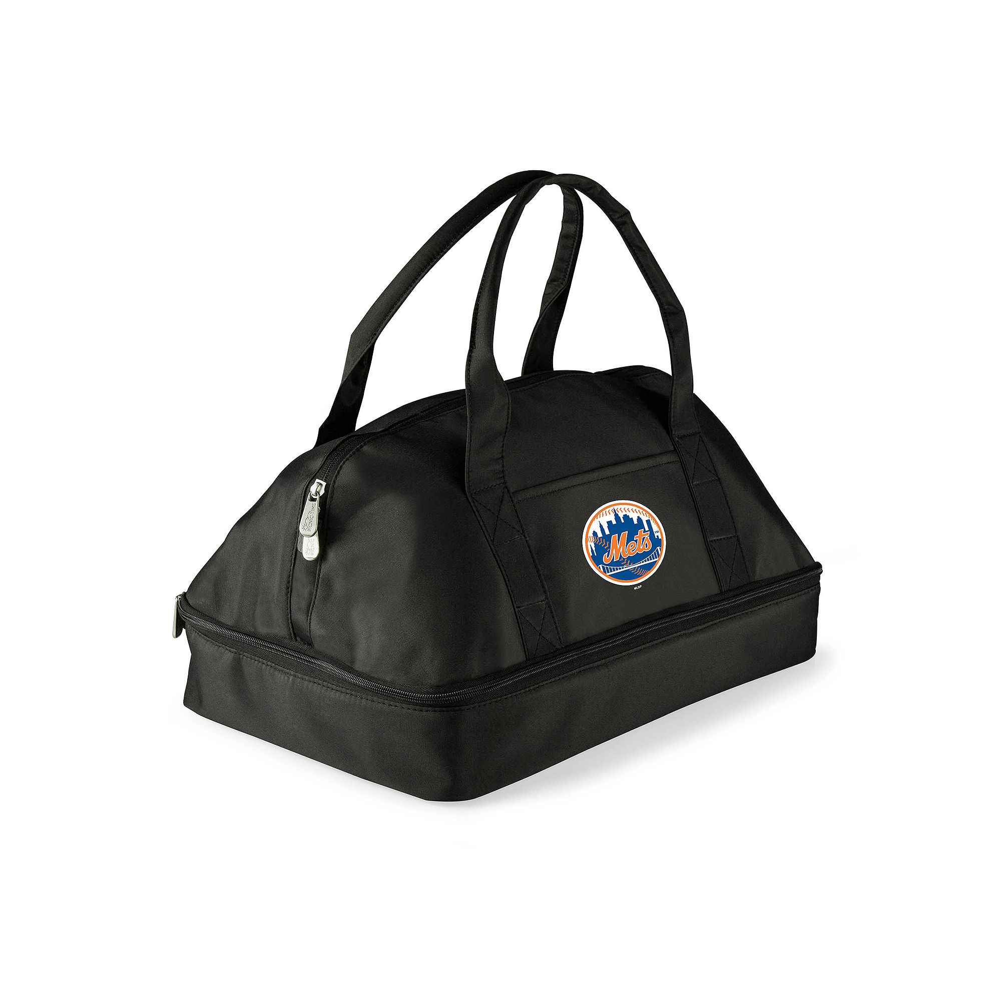 Picnic Time New York Mets Potluck Insulated Casserole Tote, Black