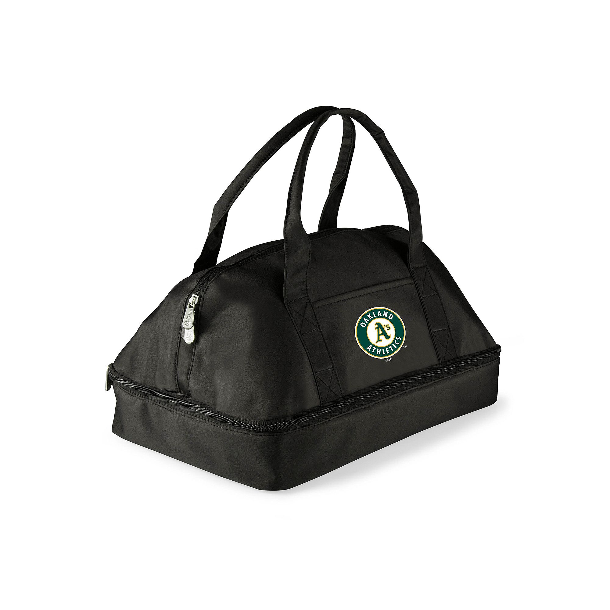 Picnic Time Oakland Athletics Potluck Insulated Casserole Tote, Black