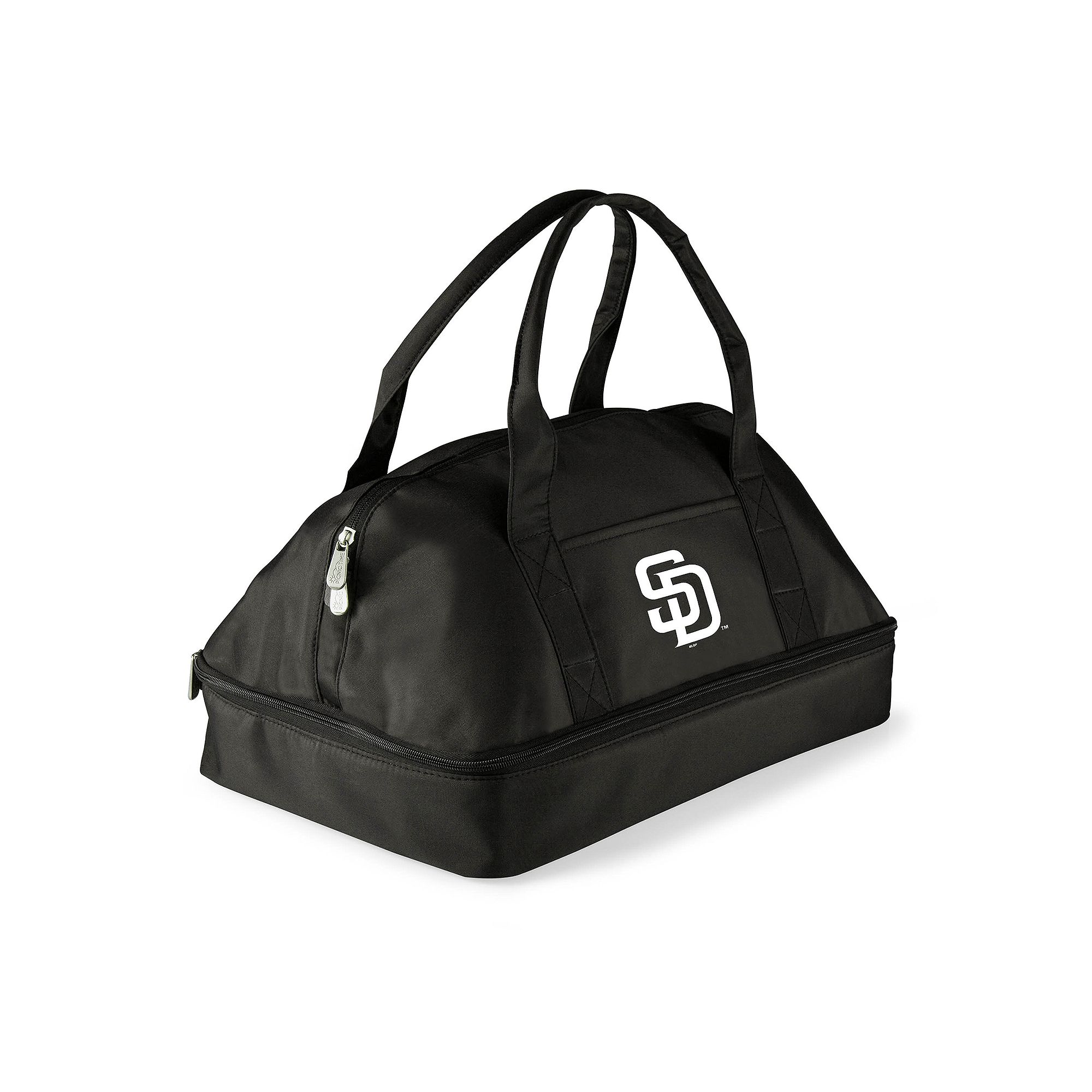 Picnic Time San Diego Padres Potluck Insulated Casserole Tote, Black