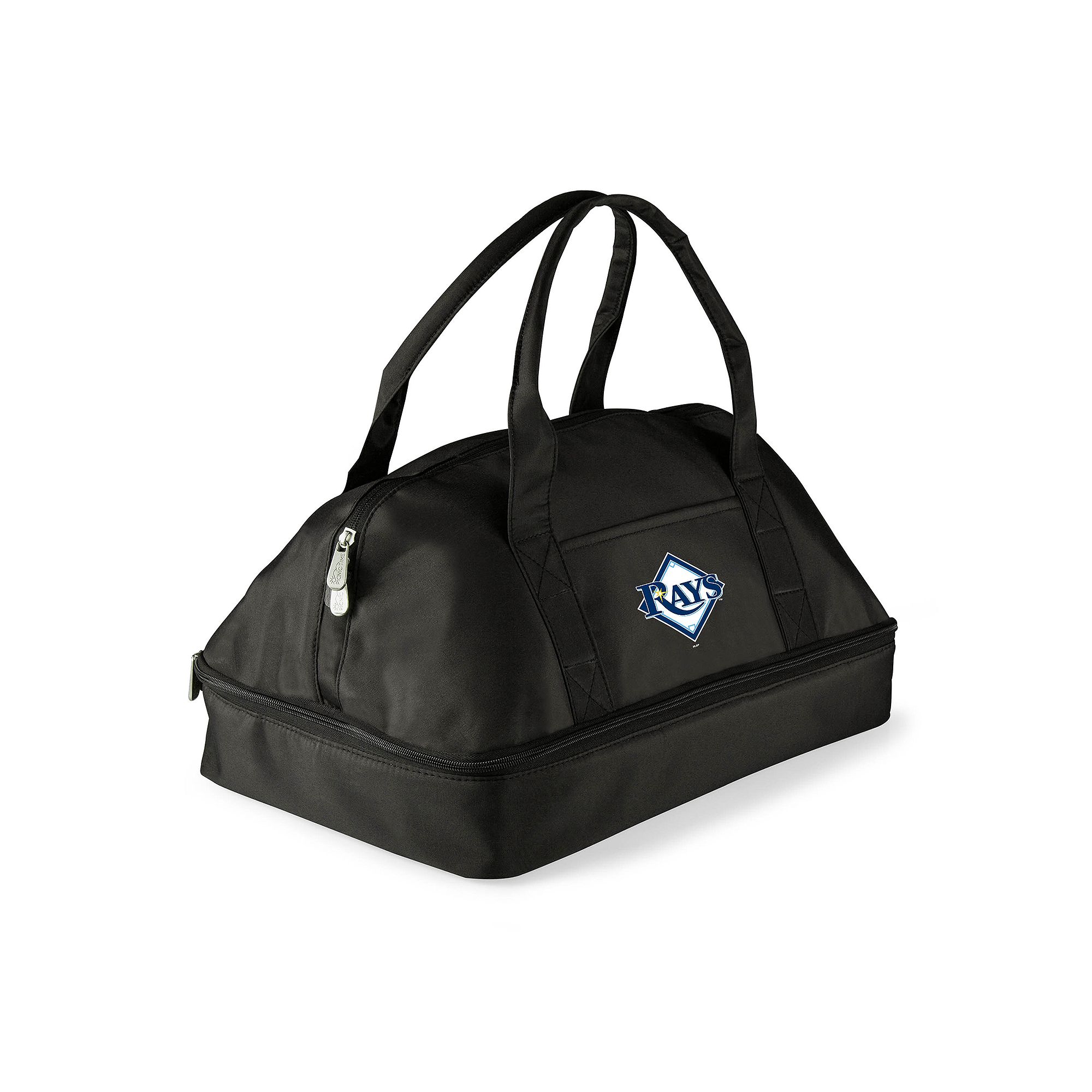 Picnic Time Tampa Bay Rays Potluck Insulated Casserole Tote, Black