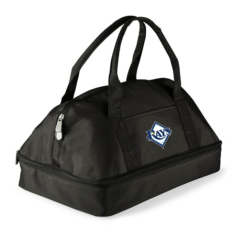 Picnic Time Tampa Bay Rays Potluck Insulated Casserole Tote, Black