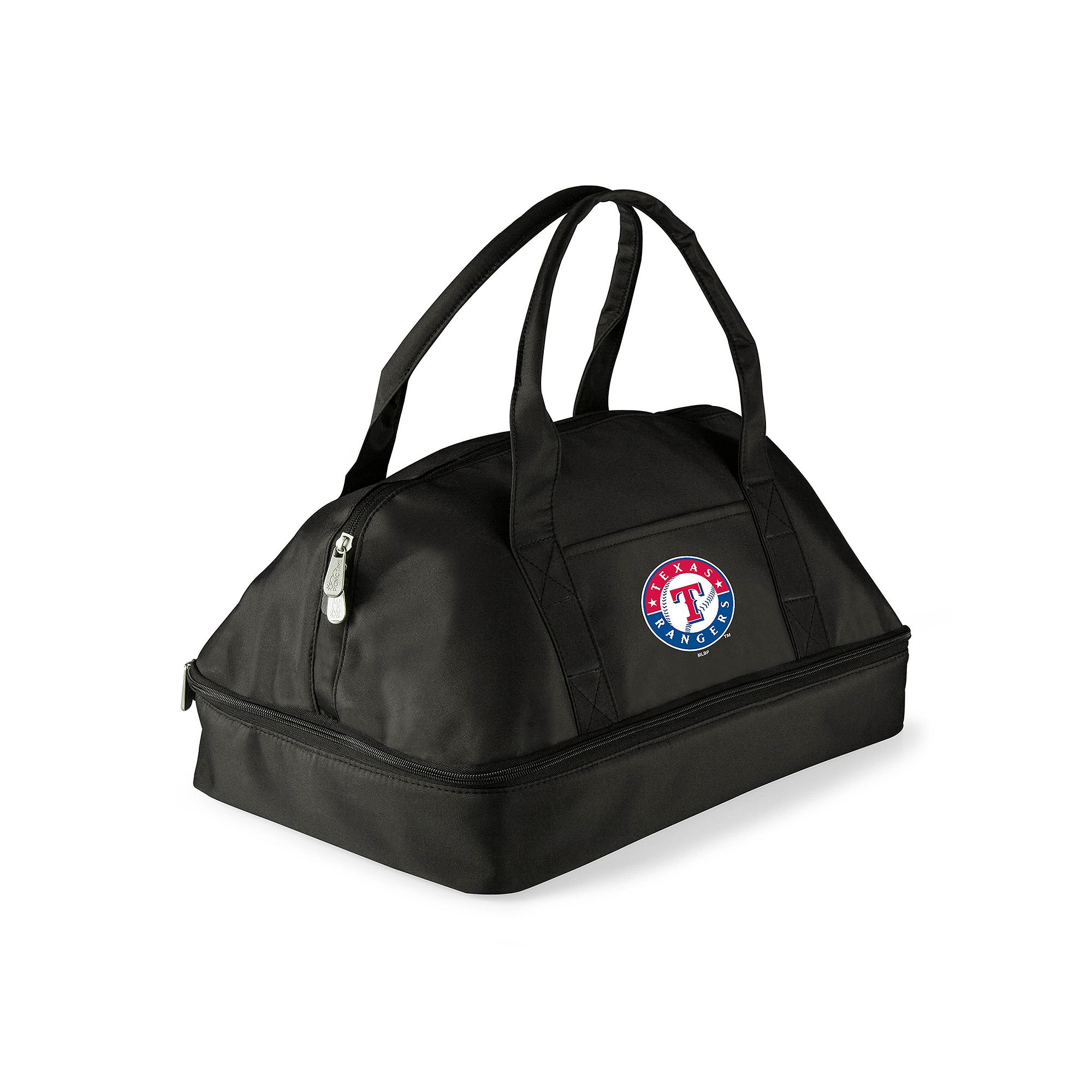 Picnic Time Texas Rangers Potluck Insulated Casserole Tote, Black