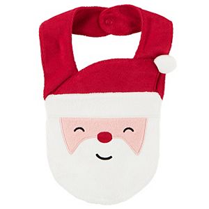 Baby Carter's French Terry Santa Bib