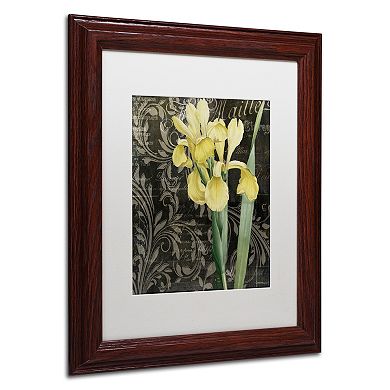 Trademark Fine Art Ode to Yellow Flowers Framed Wall Art