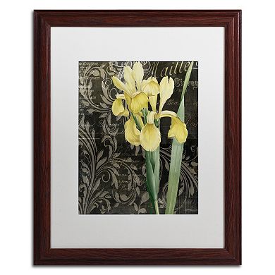 Trademark Fine Art Ode to Yellow Flowers Framed Wall Art