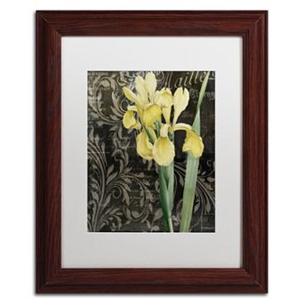 Trademark Fine Art Ode to Yellow Flowers Framed Wall Art