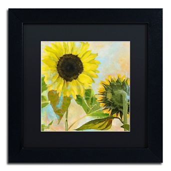 Trademark Fine Art Soleil I Black Framed Wall Art