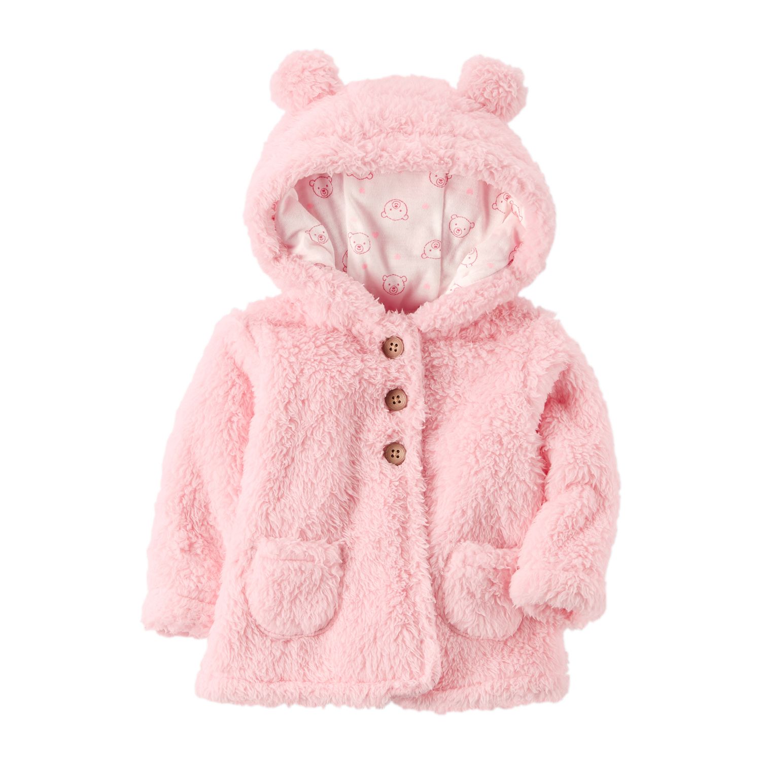 baby girl sherpa jacket