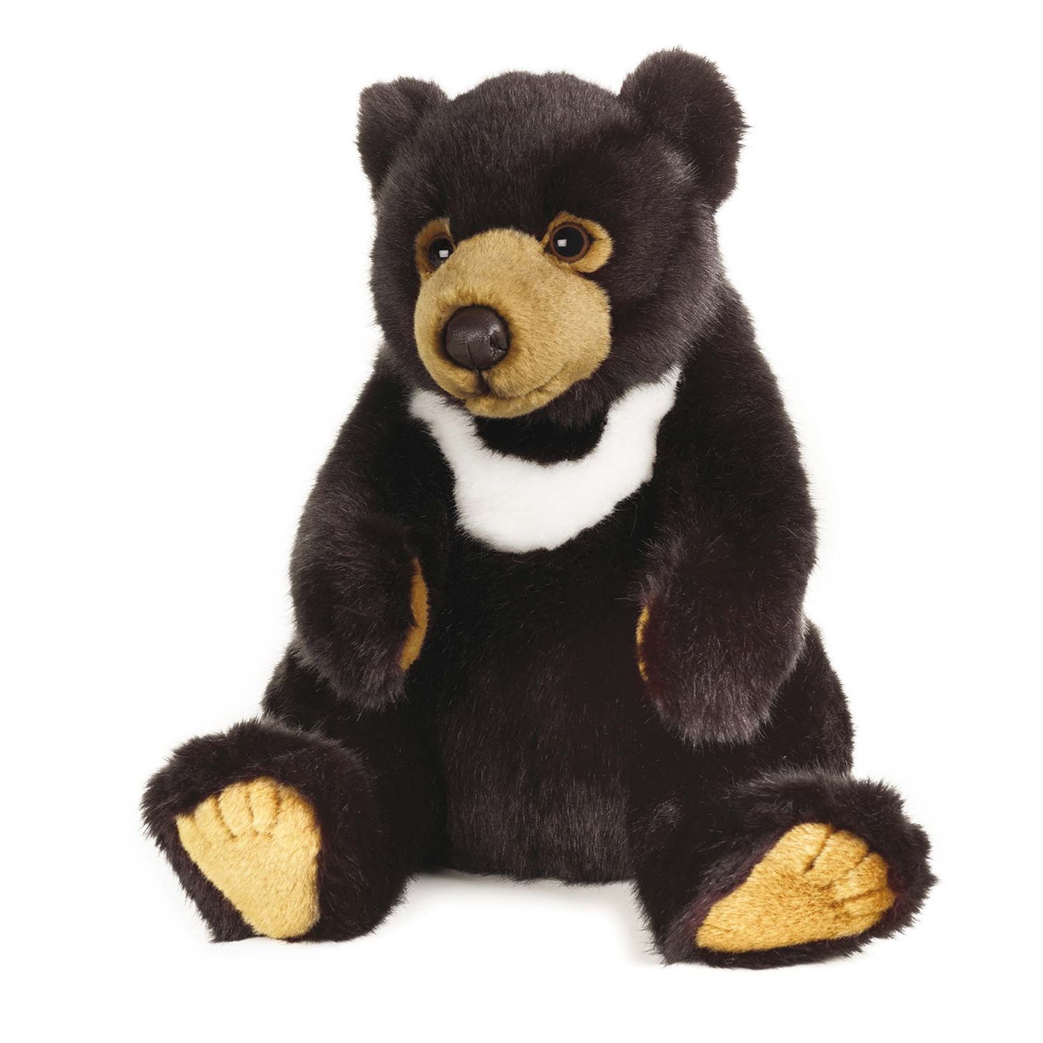 stuffed black bear toy