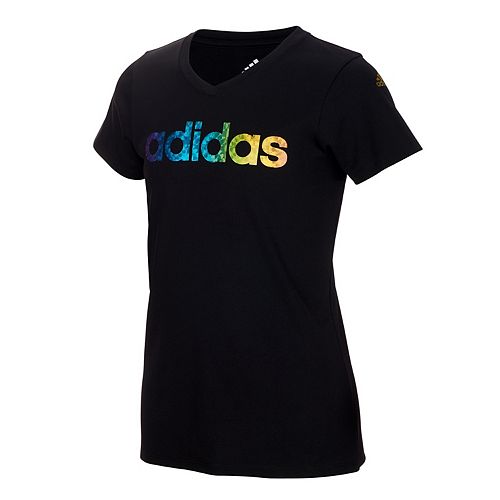 adidas rainbow tee