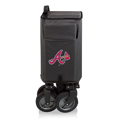 Picnic Time Atlanta Braves Adventure Folding Utility Wagon