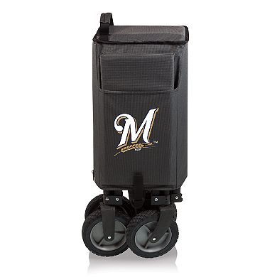 Picnic Time Milwaukee Brewers Adventure Folding Utility Wagon