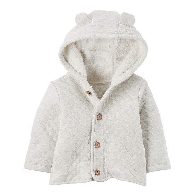 Carter's sherpa hot sale hooded jacket