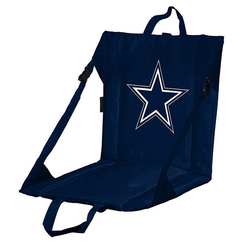 Logo Brands Dallas Cowboys Folding Stadium Seat, Multicolor