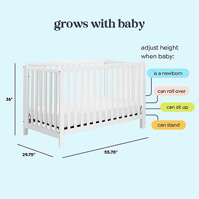 Carter's by DaVinci Colby 4-in-1 Convertible Crib