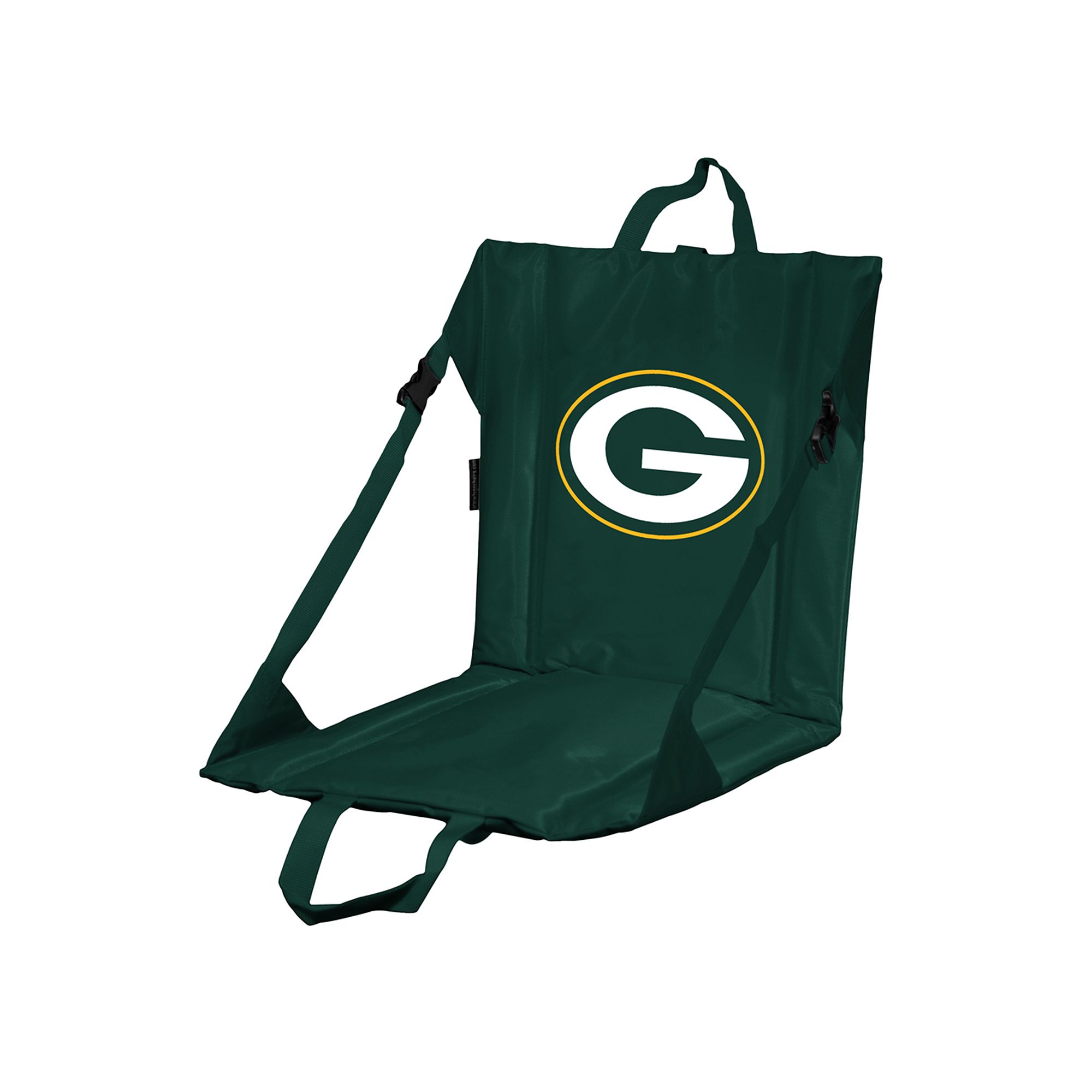 Logo Brands Green Bay Packers Folding Stadium Seat, Hunter