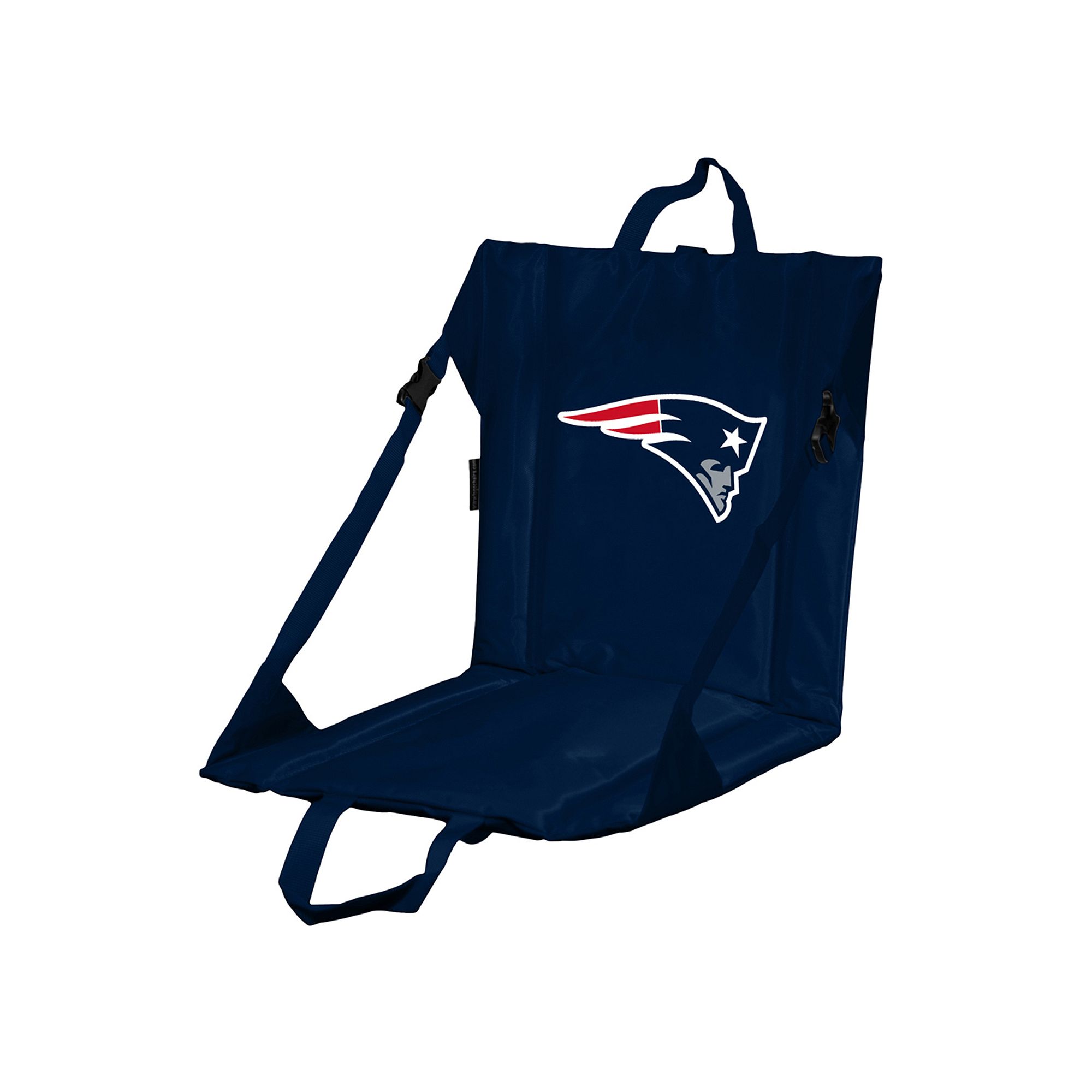 Logo Brands New England Patriots Folding Stadium Seat, Blue