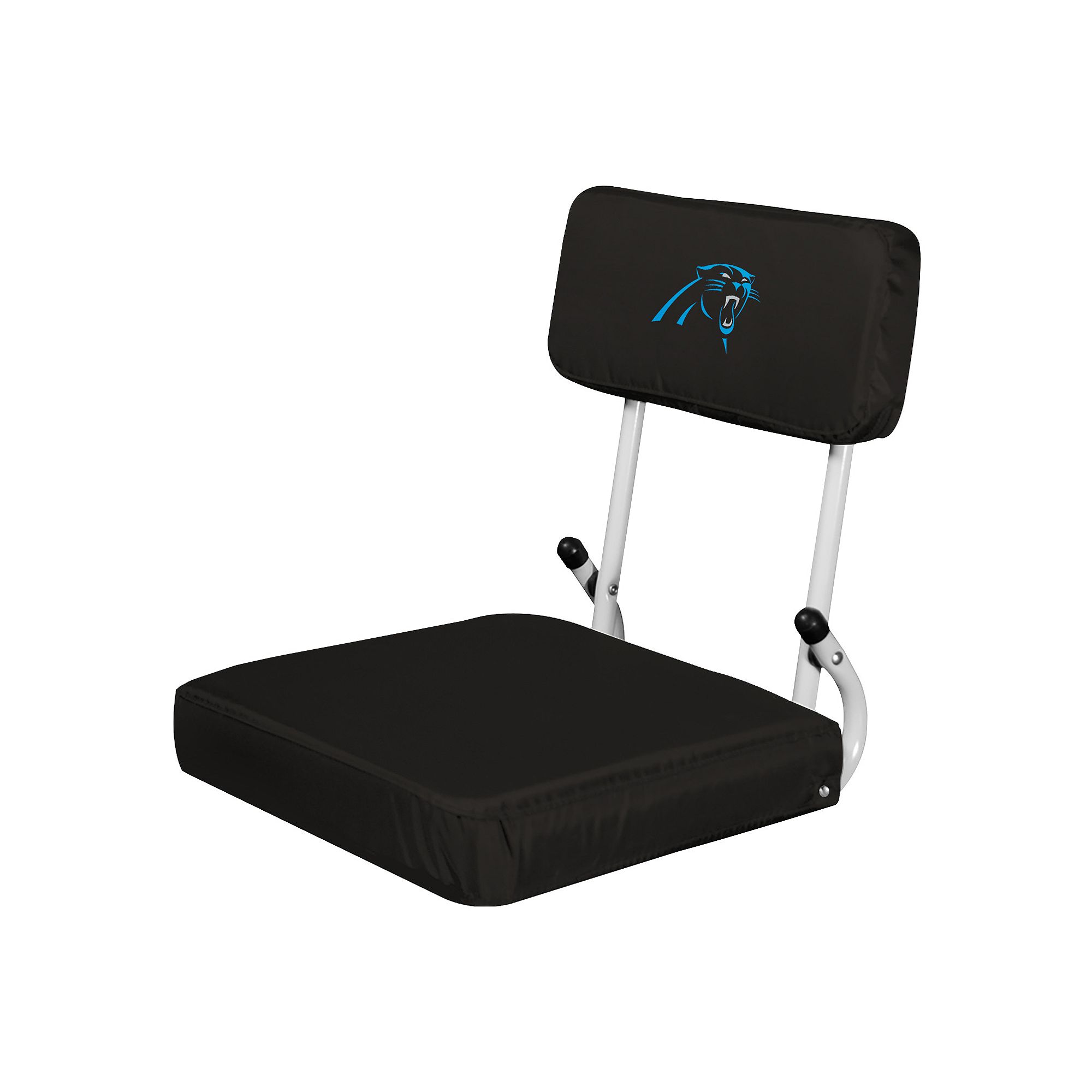 Logo Brands Carolina Panthers Hard Back Stadium Seat, Black