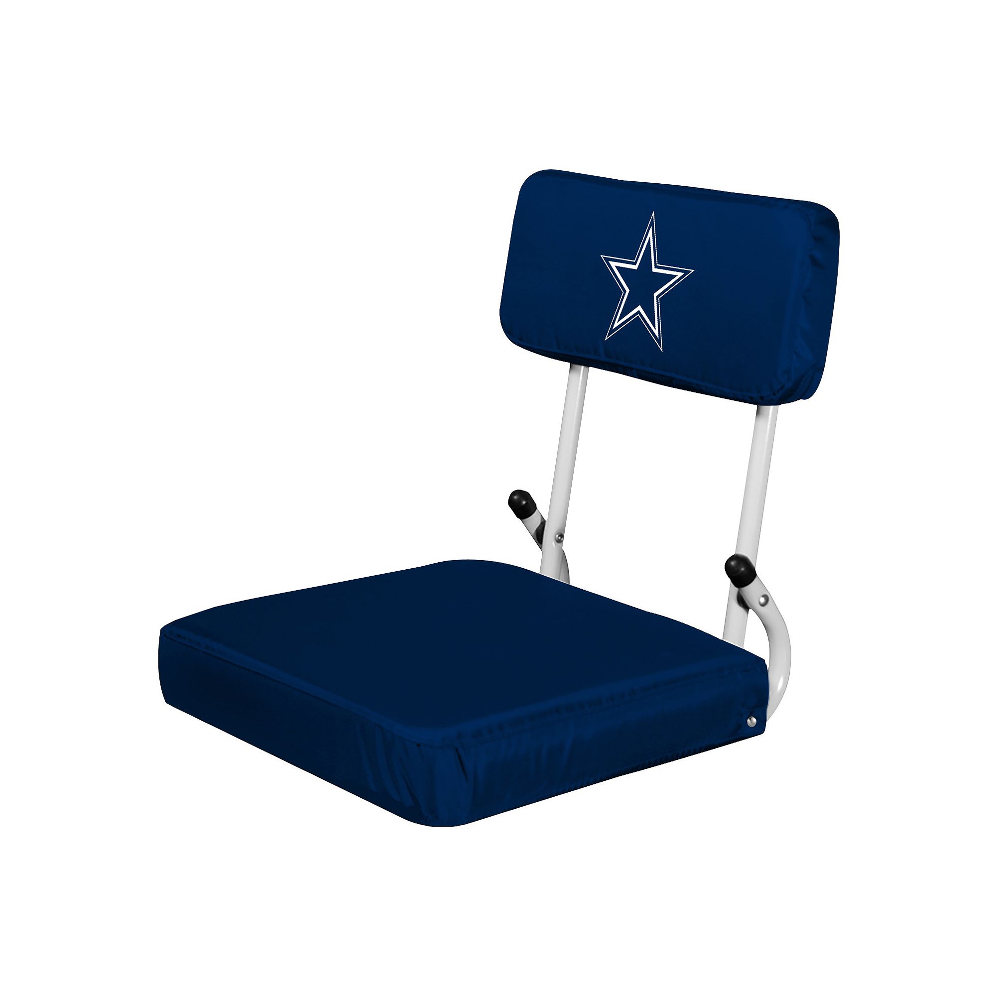 Logo Brands Dallas Cowboys Hard Back Stadium Seat, Blue