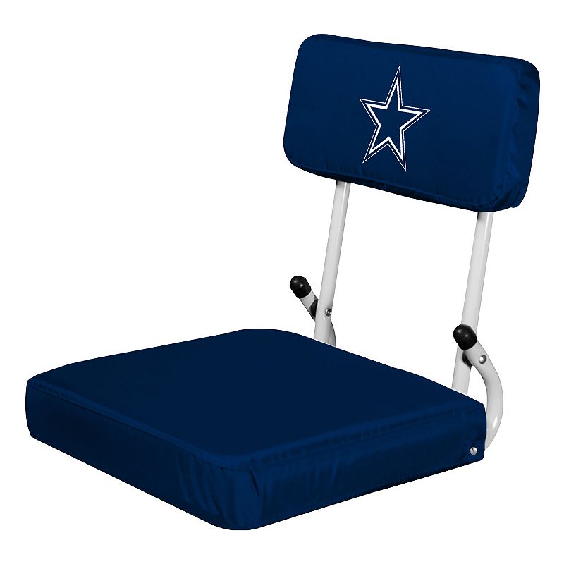Logo Brands Dallas Cowboys Hard Back Stadium Seat, Multicolor