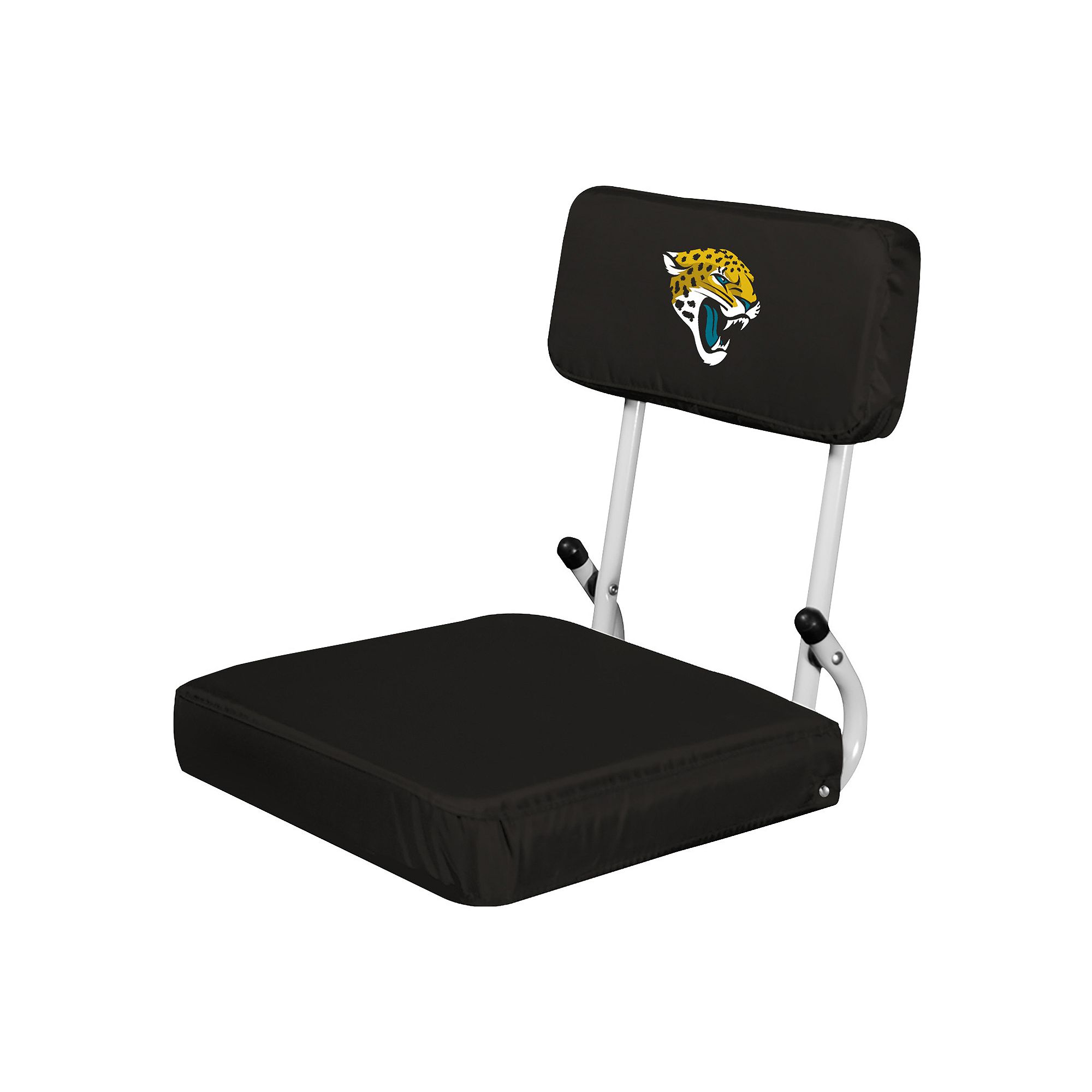 Logo Brands Jacksonville Jaguars Hard Back Stadium Seat, Black