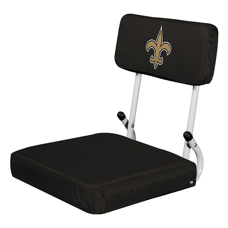 Logo Brands New Orleans Saints Hard Back Stadium Seat, Multicolor