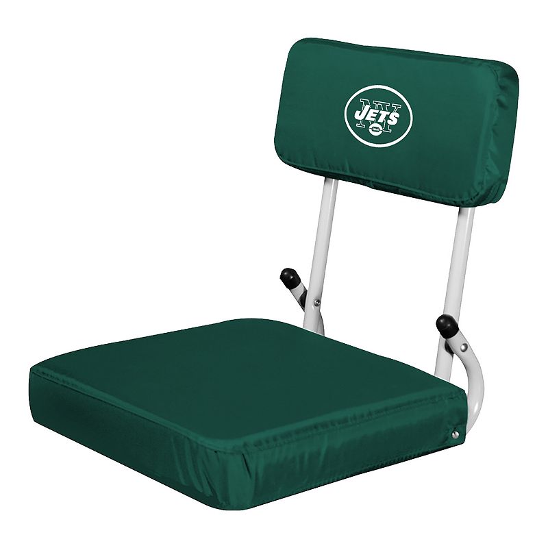 Logo Brands New York Jets Hard Back Stadium Seat, Multicolor