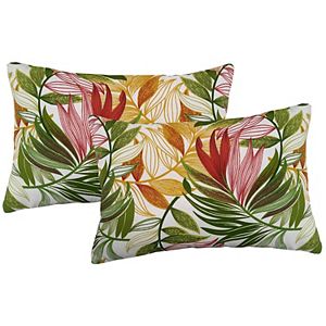 Metje 2-pack Indoor Outdoor Reversible Oblong Throw Pillow Set