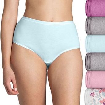 Women's Fruit of the Loom® Signature 6-pack Ultra Soft Brief Panty Set 6DUSKBR