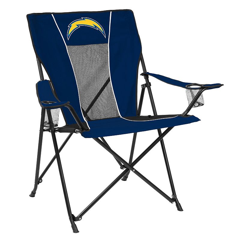 Adult Logo Brand Los Angeles Chargers Game Time Portable Folding Chair, Mul