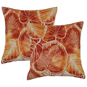 Metje 2-pack Indoor Outdoor Reversible Throw Pillow Set