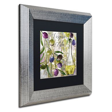 Trademark Fine Art Colors Of Tuscany II Silver Finish Framed Wall Art