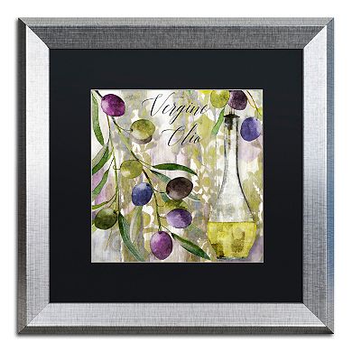 Trademark Fine Art Colors Of Tuscany II Silver Finish Framed Wall Art