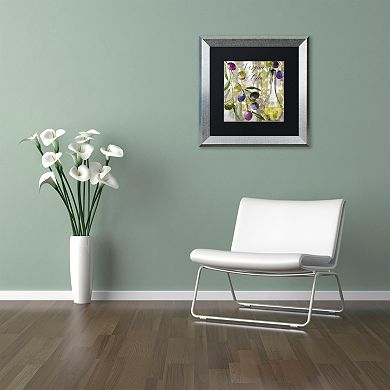 Trademark Fine Art Colors Of Tuscany II Silver Finish Framed Wall Art