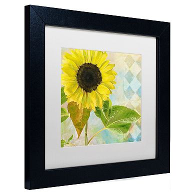 Trademark Fine Art Soleil III Black Framed Wall Art