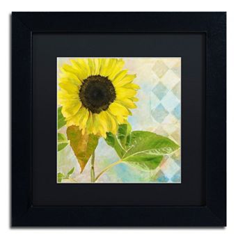 Trademark Fine Art Soleil III Black Framed Wall Art